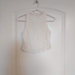 Lace Racerback Crop Top